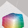 Her ser man tydeligt forskellen mellem det store Adobe RGB (1998) farverum (grå farve), og det mindre farverum, man får, når billedet konverteres til CMYK for at blive trykt i et blad som fx DYK. Find farvefejl
