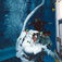 Astronauterne får kølevand og nitrox gennem slangerne. Hjælpedykkerne kan klare sig med tynde dragter, da vandet i poolen er opvarmet til omkring 30 grader. Space walk under vandet – NASA Neutral Buoyancy Laboratory