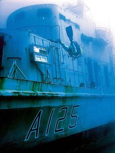 Minestrygeren P29 er et af mange vrag på Malta, der er sænket med vilje.
Arkivfoto. Solodykker døde på Malta