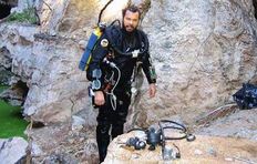 CCR-dykeren David Shaw, der omkom under redningsaktionen i Bushman's Hole. Foredrag om Bushman’s Hole hos Master Dive