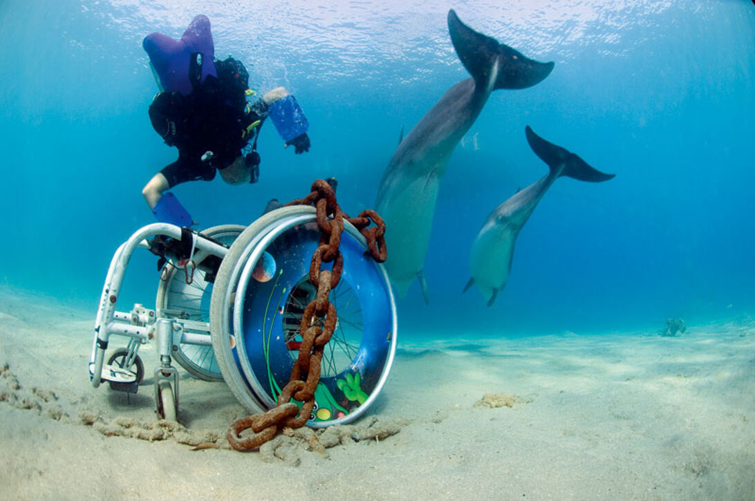 Frihed er at dykke – livsbekræftende billedstory