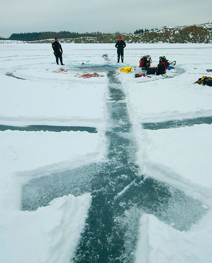 Isdykning – vinterens udfordring