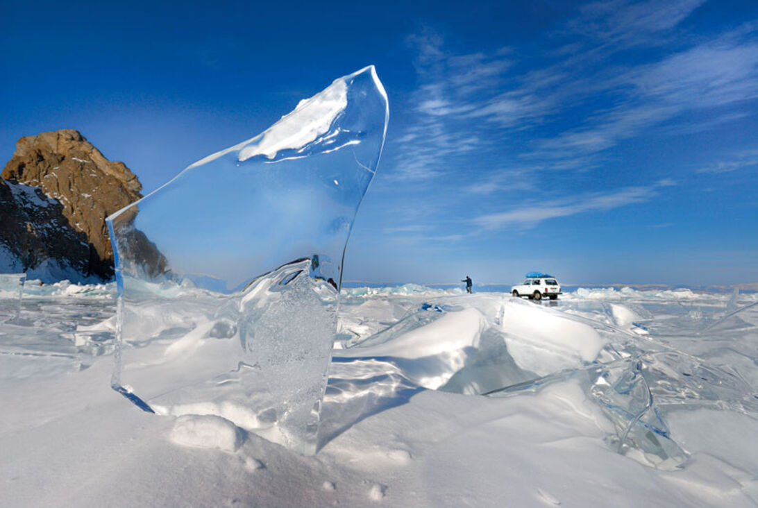 Isdykning i Bajkalsøen – Vodka, sauna og kolde gys