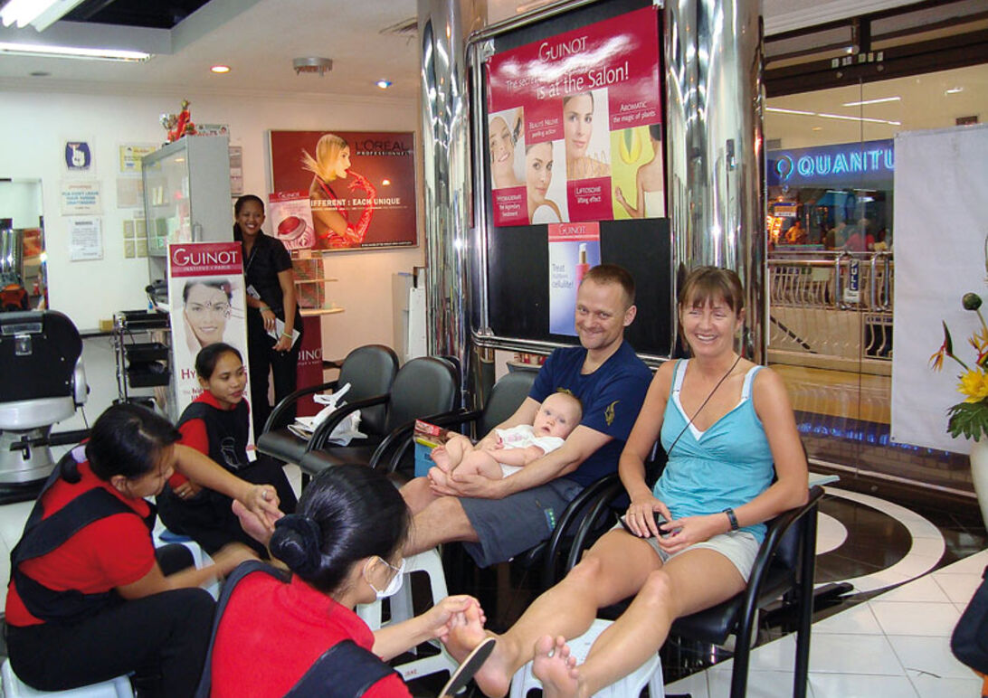 Dykning med familien Dykning med familien