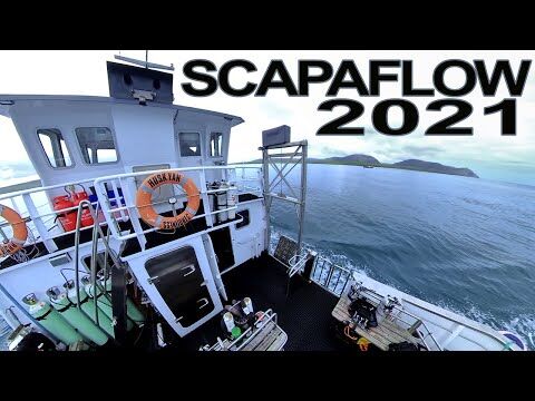 En uges dykning på første verdenskrigs vrag i Scapa Flow (Orkney, Scotland) ombord på MV Huskyan Video: Chris Jewell