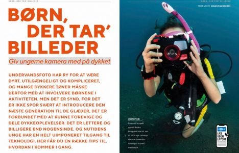 Børn, der tar' billeder – Giv ungerne kamera med på dykket