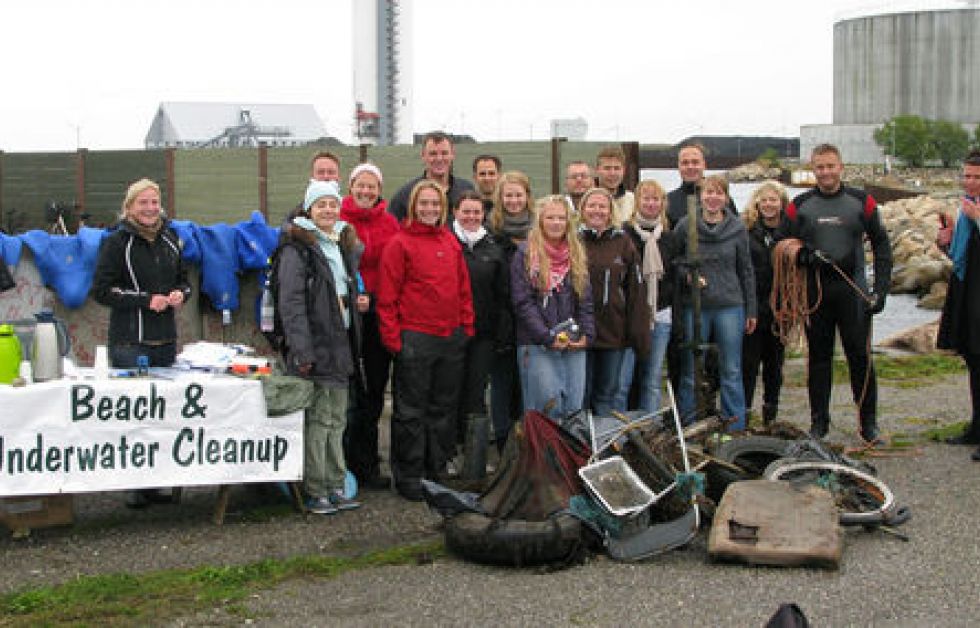 International Cleanup Day med Dykkergitte