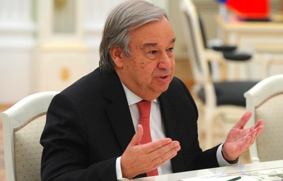 FN's generalsekretær António Guterres.