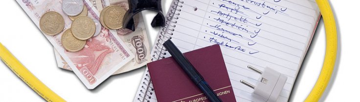 Tjeklisten - hvad du skal huske på din rejse