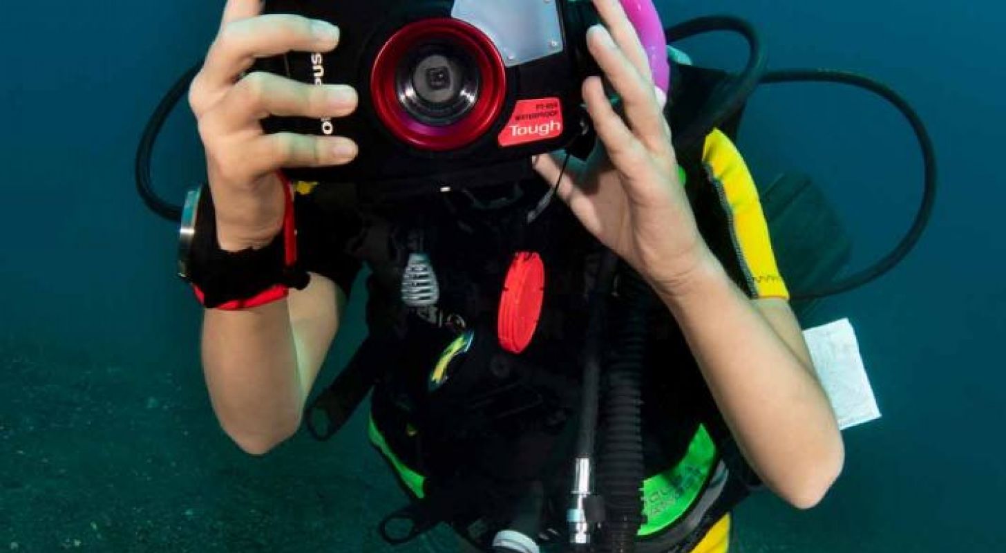 Børn, der tar' billeder – Giv ungerne kamera med på dykket